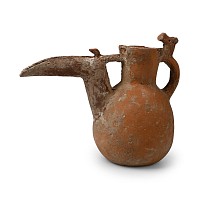 Amlash Zoomorphic Terracotta Pouring Vessel