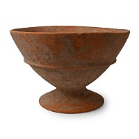 Western Asiatic Squat Terracotta Chalice