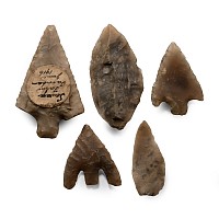 Farnham Stone Age Flint Arrowhead Collection