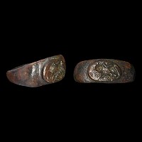 Roman Bronze Ring with Lion