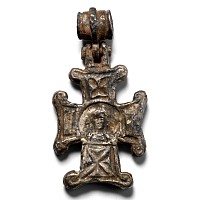Byzantine Silver-Gilt Cross Pendant
