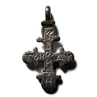 Byzantine Silver-Gilt Cross Pendant