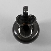 Large Greek Black-Glazed Trefoil-Lipped Oinochoe