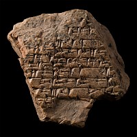 Ur III Terracotta Cuneiform Tablet Fragment