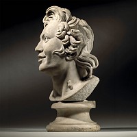Life-Size Stone Head of a Centaur