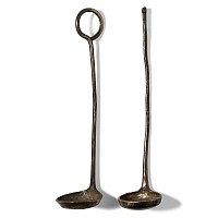 Byzantine Silver Priest's Ladle Pair