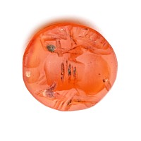 Eastern Roman Carnelian Gemstone with Stag