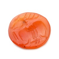 Eastern Roman Carnelian Gemstone with Stag