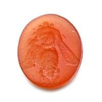 Roman Carnelian Gemstone with Bee
