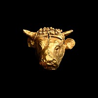 'The Mildenberg' Greek Gold Bull's Head Pendant
