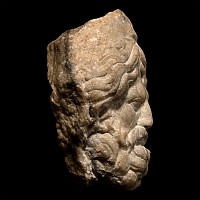Roman Marble Head of Jupiter