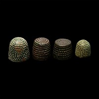 Medieval Bronze Thimble Collection