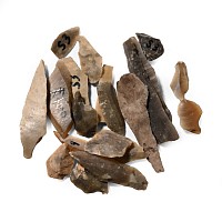 Farnham Stone Age Knapped Flint 'Micro-Burins' Collection