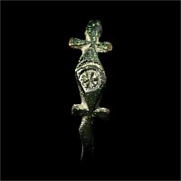 Byzantine Bronze Ring with Christogram