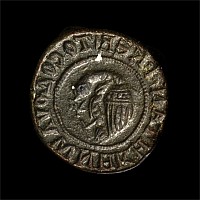 Byzantine Bronze Four-Faced Seal Matrix with Bust