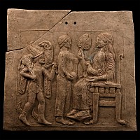 Greek Style Terracotta Plaque