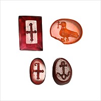 Late Roman Group of Gemstones