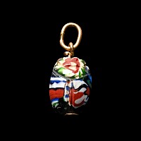 Egyptian Millefiori Glass Scarab