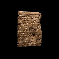 Sumerian Cuneiform Tablet with Hymn to the Sun God Utu