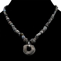 Roman and Other Mixed Glass Bead Necklace String