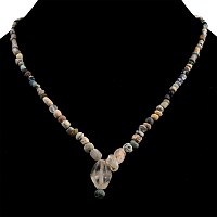 Roman and Other Mixed Glass Bead Necklace String