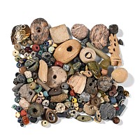 Roman and Other Mixed Stone and Glass Necklace Bead Group