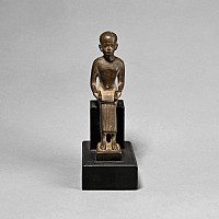 Egyptian Style Seated Statue of Imhotep