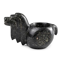 South American Inca Ritual Stone Conopas of an Alpaca