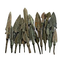 Western Asiatic Mounted Bronze Arrowhead