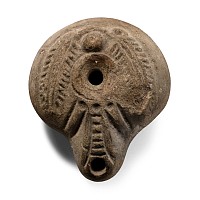 Greek Terracotta Oil Lamp