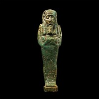 Egyptian Blue Glazed Faience Shabti