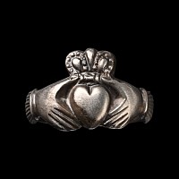 Stuart Period Silver-Gilt Claddagh Ring