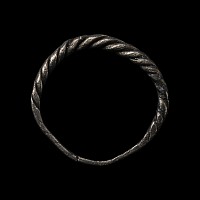 Anglo-Scandinavian Viking Silver Twisted Ring