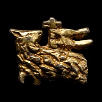 Medieval Silver-Gilt Lamb of God Pilgrim's Badge