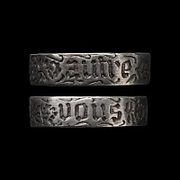 Medieval Silver 'You and No Other' Posy Ring