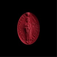 Medieval Bronze Seal Matrix for Master Robert of Somercotes