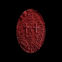 Large Medieval Lead Seal Matrix for The Community of the Brothers of St. Thomas’s Hospital