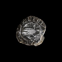 Medieval Bronze Seal Matrix with Bird