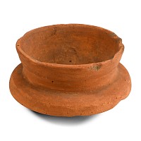 Roman Redware Footed Bowl