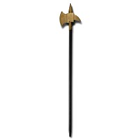 Brass Ceremonial Halberd Polearm