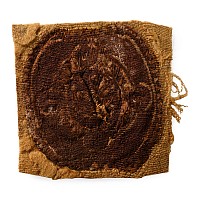 Egyptian Coptic Textile Fragment of an Orbiculus from a Tunic