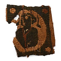 Egyptian Coptic Tunic Textile Fragment with Bust of a Man