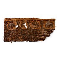 Egyptian Coptic Tunic Textile Fragment of a Segmentum with Eagles and Other Birds