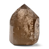 Smoky Quartz Rock Crystal Polished Point