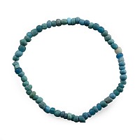 Roman Light Blue Glass Bead Bracelet