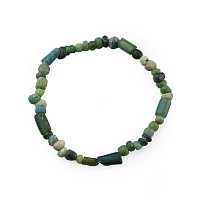 Roman Green Glass Bead Bracelet