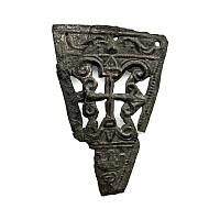 Roman Tinned Bronze Mainz-Type Gladius Sword Chape