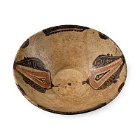 Western Asiatic Style Glazed Terracotta Bowl