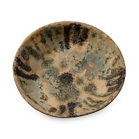 Western Asiatic Style Glazed Terracotta Bowl