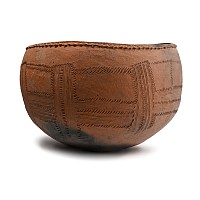 Oceanic Decorated Terracotta Cooking Bowl